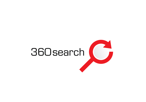 360 Search logo design