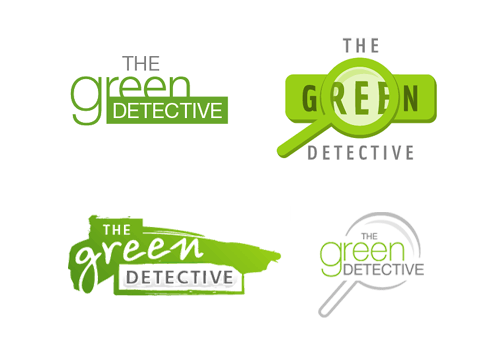 The Green Detective logo design
